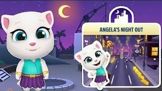 Playing talking tom gold run Angela’s night out [upl. by Blanche]