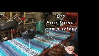 DIY Fire Irons fireirons trivet dutchoven cookingcampfirecooking [upl. by Sedaiuqlem178]