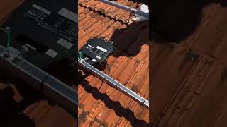 Instalação fotovoltaica Projeto com microinversores☀️ energiasolar instalacaofotovoltaica solar [upl. by Eizle]