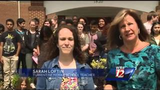 Students share poetry at retirement center [upl. by Hazelton152]