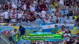 La Selección llega al estadio Maracaná para la final contra Alemania [upl. by Casandra]