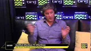 Justified After Show Season 5 Episode 9 quotWrong Roadsquot  AfterBuzz TV [upl. by Eycal]