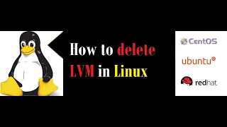 How to remove LVM in linux step by step [upl. by Ytirahc149]