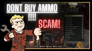 DONT Buy Ammo In FALLOUT 76  Fallout 76 Tips And Tricks [upl. by Burtis]