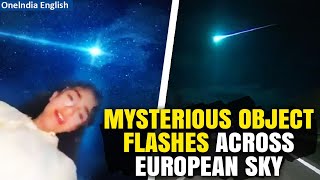 Internet in Frenzy as a Mysterious Blue Meteor Lights up the Sky Across Portugal amp Spain  Oneindia [upl. by Enaywd925]