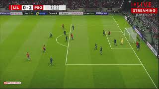 🔴LIVE Lille vs PSG  Ligue 1 2024  Football Live Match Today [upl. by Suivatra490]