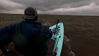 I tried fishing my Solo Skiff in ROUGH WEATHER [upl. by Noiraa]