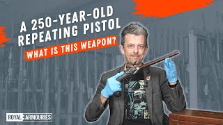 The remarkable Mortimer flintlock repeating pistol with firearms amp weaponry expert Jonathan Ferguson [upl. by Ahsert]