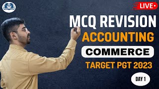 Top MCQs on Accounting  PGT Commerce  HPSC 2023  UP PGT TGT  NVS PYQs  Part I [upl. by Yelahc]