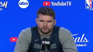 Luka Doncic previews Game 3 FULL Interview  2024 NBA Finals Media Day [upl. by Akirdnahs950]