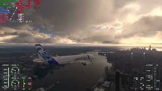 Flight Simulator 2020 4K 1440P 1080P RTX 4080 Super AMD Ryzen 9 7950X3D Benchmark New York City [upl. by Namielus]