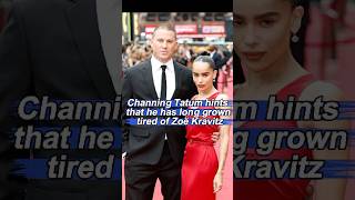 Channing Tatum posted a cryptic message hinting that he may have grown tired of Zoë Kravitzusa [upl. by Erlinna]