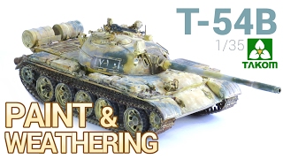 2 FINAL T54B Russian Medium Tank TAKOM  PAINT and WEATHERING  Pintado y Ensuciado [upl. by Wonacott]