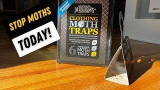 Dr Killigans Clothing Moth Traps Review Protect Your Wardrobe [upl. by Acinehs]