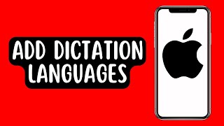 How to Add Keyboard Dictation Languages on iPhone [upl. by Stichter]