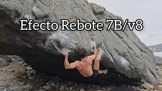 Efecto Rebote 7Bv8🔥  un clásico de totoralillo🏝 totoplaya boulder boulderenchile [upl. by Ijneb]