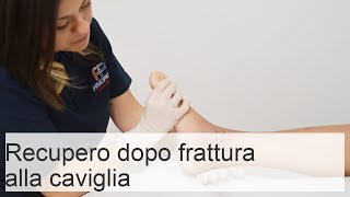 Riabilitazione dopo la frattura della caviglia dopo il gesso è stato rimosso [upl. by Hadeis]