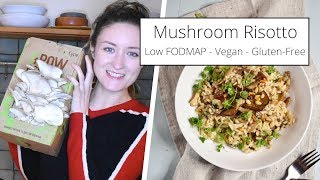 Low FODMAP Mushroom Risotto Recipe 💚 Vegan [upl. by Thomasin128]