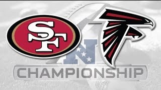 NFC Championship Game Falcons vs 49ers Madden 13 Simulation [upl. by Narah]