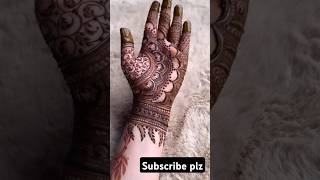 Simple henna designs for hand simplemehndi floralmehndi shortvideo [upl. by Aiza514]