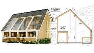 10x12 Garden Saltbox Shed Plans For A Potting Greenhouse [upl. by Adyl82]