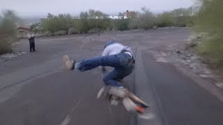 Crash Boarding  Longboard Crashes amp Fails [upl. by Chemar]