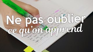 NE PAS OUBLIER CE QUON APPREND [upl. by Nehgam]