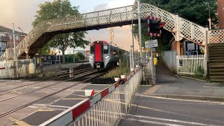 Late Start Double Stay Nantwich Station Level Crossing  Cheshire [upl. by Nyletac711]