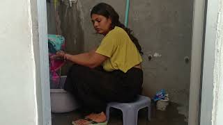 desi cleaning Vlog  vlog Mera desi  cloth washing vlog  cute couple vlog [upl. by Yaral]