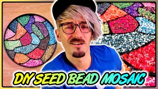 Lets Make A Seed Bead Mosaic Tray [upl. by Ares758]