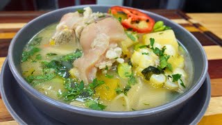 CALDO DE PATA DE RES  Cocinando con Nando [upl. by Clotilde]