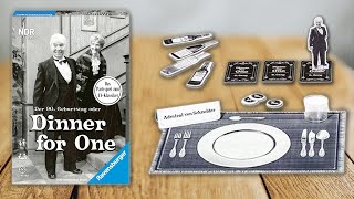 DINNER FOR ONE  Spielregeln TV Spielanleitung Deutsch  RAVENSBURGER NDR [upl. by Arakal]