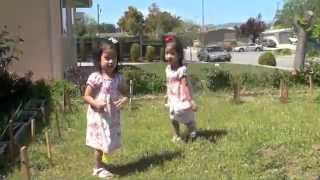 Formerly conjoined twins Angelina and Angelica Sabuco at home Packard Childrens Hospital [upl. by Jd]