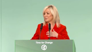 quotWe are determined to build a stronger and fairer islandquot  Michelle ONeill Ard Fheis address 2024 [upl. by Arerrac]