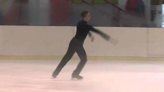 13 Christophe BELLEYLEMELIN CAN  ISU JGP Trofeo WLombardi 2011 Junior Men Short Program [upl. by Gilman]