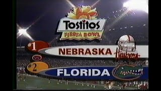 1996 Fiesta Bowl Nebraska vs Florida [upl. by Sitnik711]