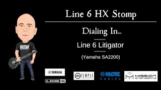 Line 6 HX Stomp  Dialing InThe Litigator Amp Model [upl. by Atirec]