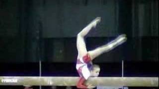 Charlotte Mackie Balance Beam2008 Gymnix International [upl. by Byram249]