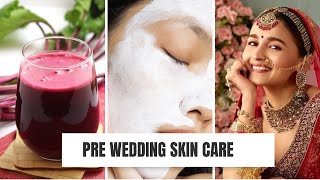 Pre wedding skincare for brides skincare [upl. by Ragse]