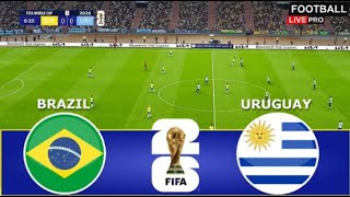 Brazil vs Uruguay  FIFA World Cup 2026™ Final  Full Match All Goals  Realistic PES Gameplay [upl. by Ahens]