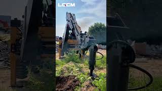 LGCM backhoe loader with auger backhoe loadmaster backhoeloader excavator [upl. by Netsyrk735]