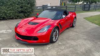 2016 z06 Corvette Convertible Torch Red offered THEVETTENET [upl. by Doi]