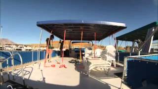 House Boat Banded Top Install [upl. by Nelleh280]