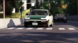 Drift King AE86 vs Honda S2000 Touge Battle Aggressive Overtake  Assetto Corsa [upl. by Taddeusz444]