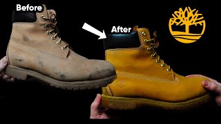 STOP Cleaning Your SuedeNubuck Boots the WRONG Way How to Clean amp Condition Timberlands Boots [upl. by Romilly]