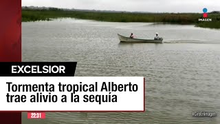 Tormenta tropical Alberto trae alivio a la sequía en Tamaulipas y Michoacán [upl. by Loughlin]