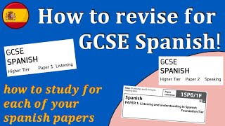 How to revise for your GCSE Spanish mocks [upl. by Enoved]