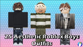 25 Aesthetic Roblox Boys Outfits [upl. by Dorsey]