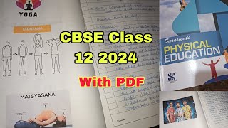 physical education class 12 practical file 202324 class 12 physical education practical pdf [upl. by Jae]