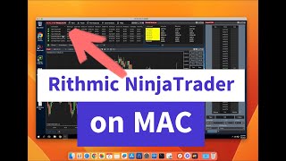 How to connect NinjaTrader Rithmic on Mac ninjatrader futurestrading [upl. by Retsbew26]